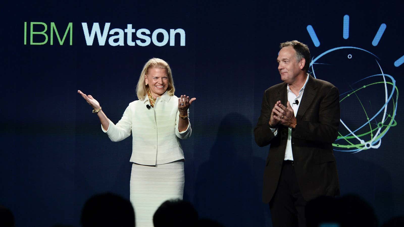 Unclear whether CEO Rometty will do all her holiday shopping using Watson.