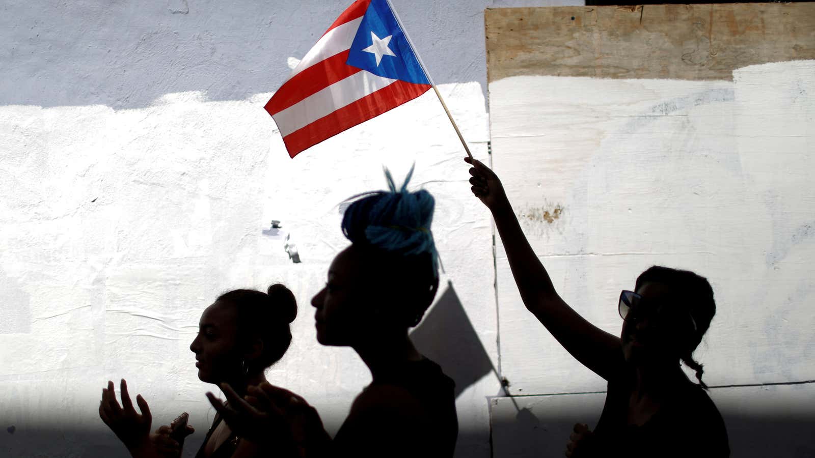 Puerto Ricans living outside the island are flying in to protest.