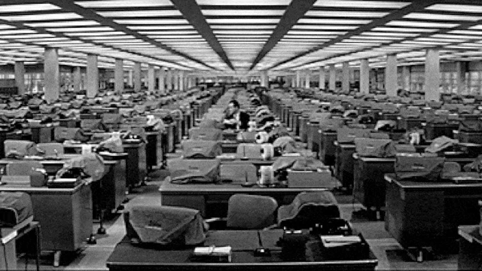 Open-plan offices