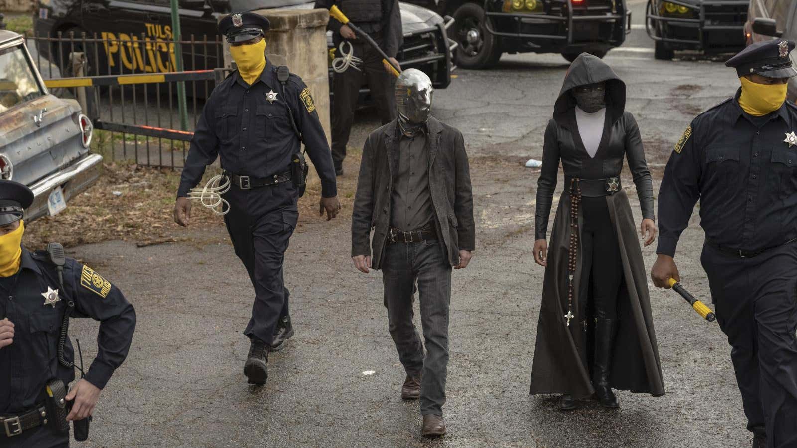 Sister Night in HBO’s Watchmen.