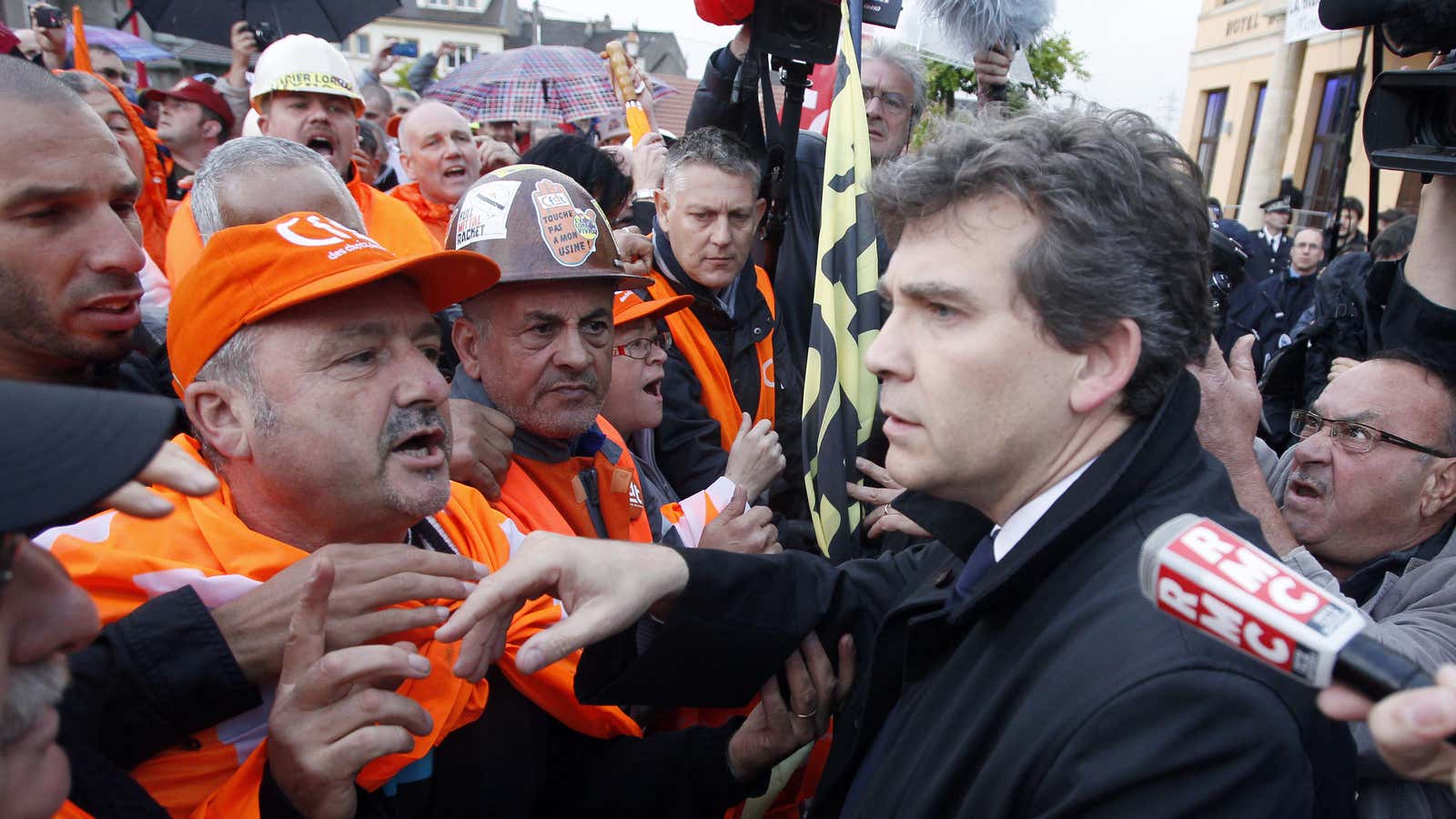 French minister Montebourg to ArcelorMittal workers: “Don’t blame me!”
