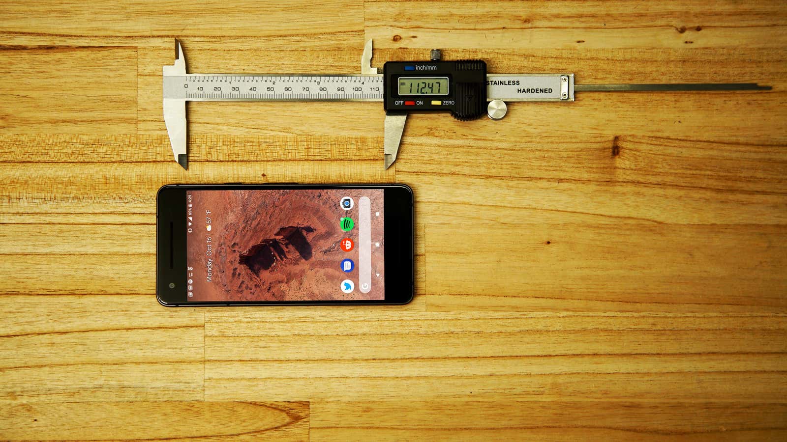 The Pixel 2’s screen doesn’t measure up.