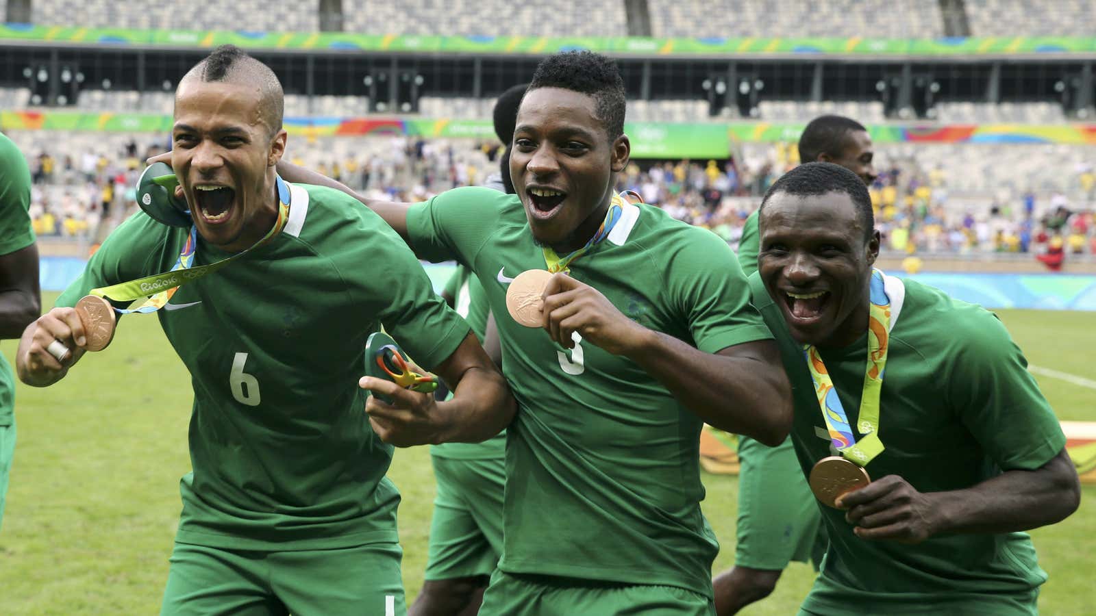 Christmas came early for Nigeria’s Olympics soccer team.