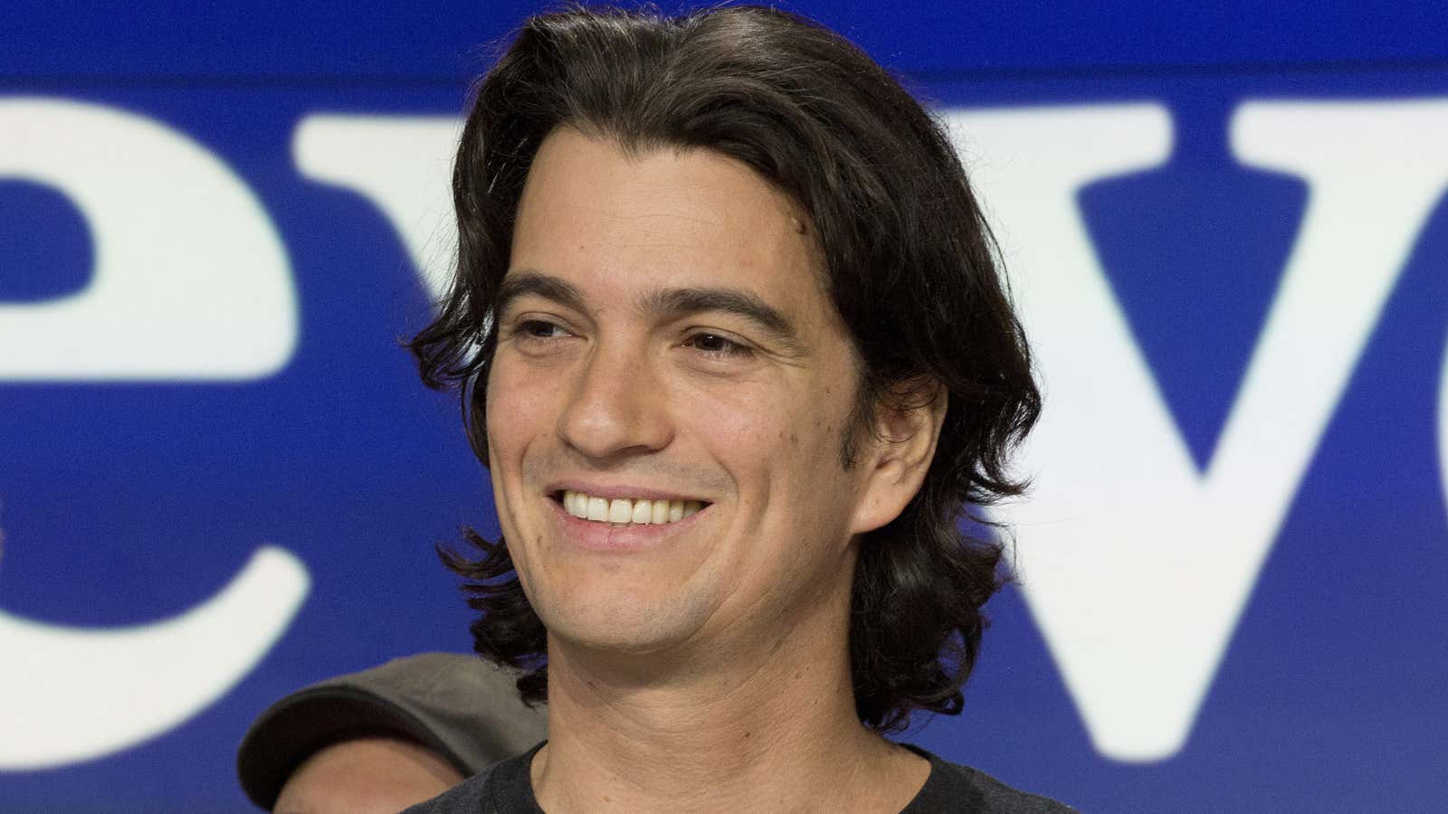 Adam Neumann, co-founder and CEO of WeWork, attends the opening bell ceremony at Nasdaq, Tuesday, Jan. 16, 2018, in New York. WeWork is a privately…