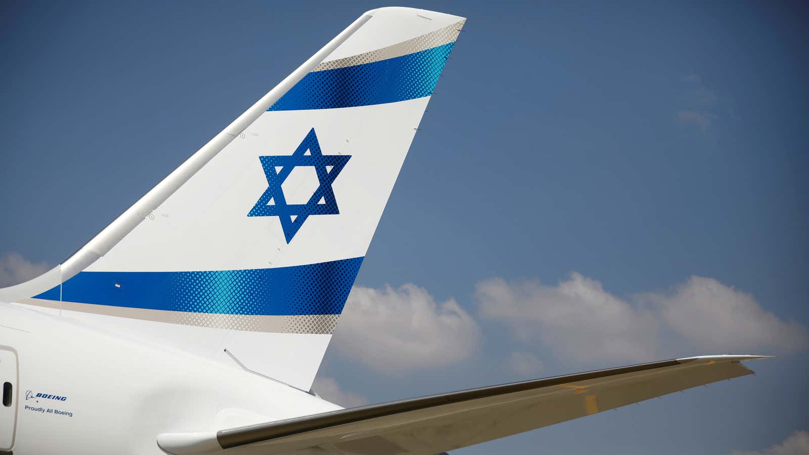 El Al airlines, Israel’s national carrier.