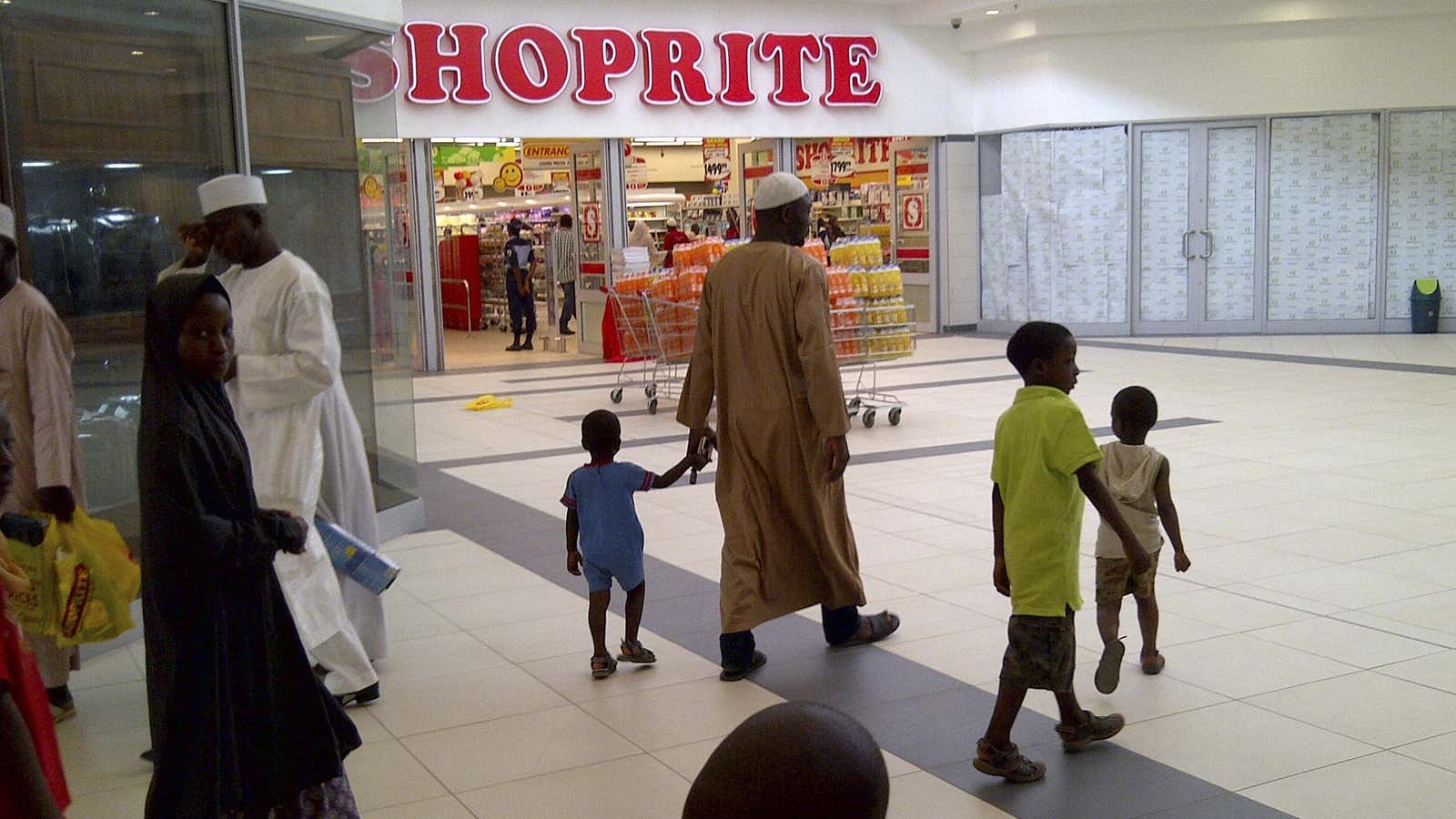 Shoprite’s outlet in Kano, northern Nigeria