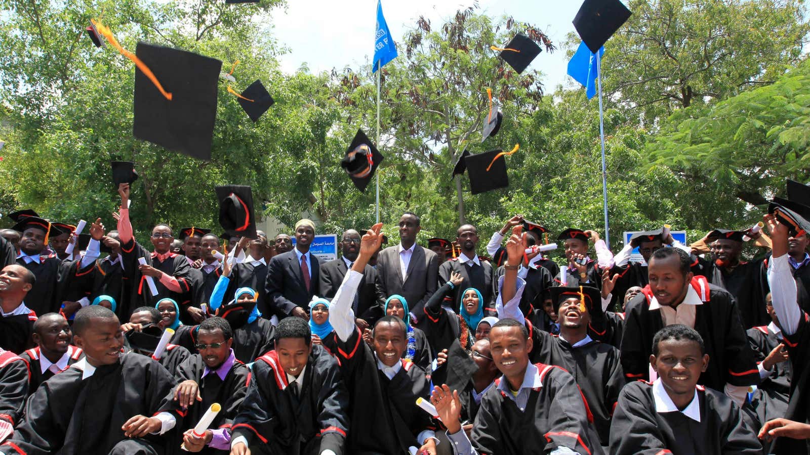 Graduates in Somalia rejoice; a $45 million dollar project hopes to give more Africans options when it comes to their higher education.