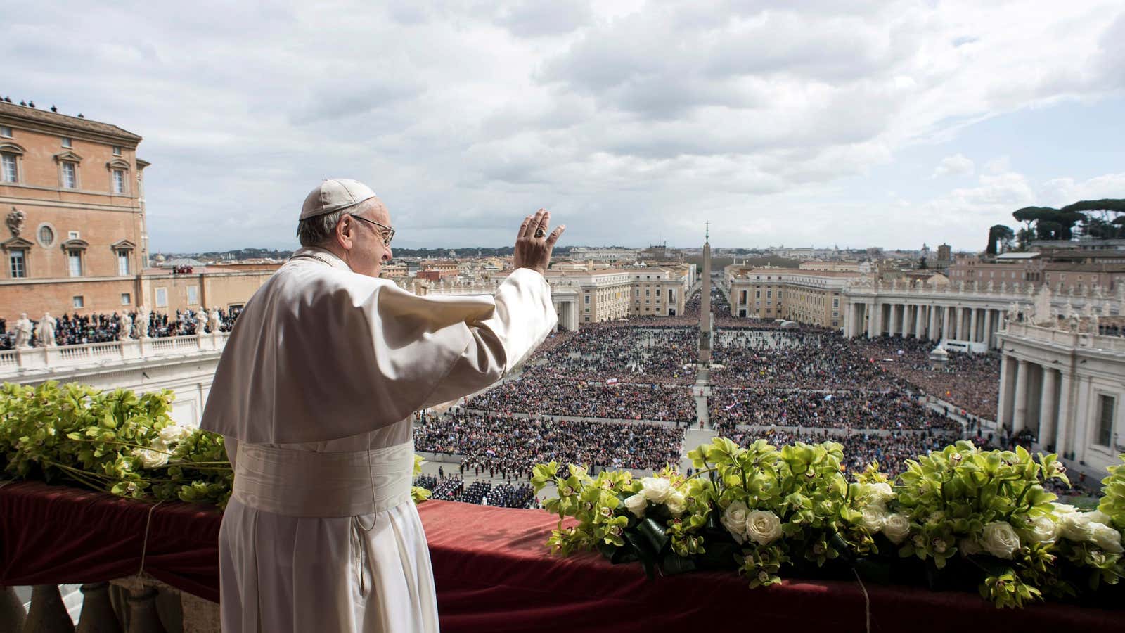 Francis addresses the City and the World.