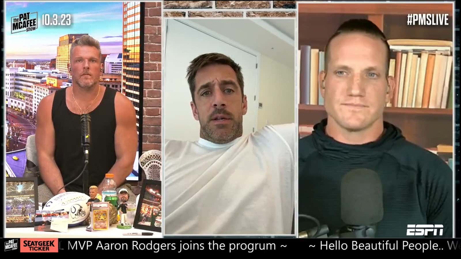 Image for It seems the only jab Aaron Rodgers will take is one at Travis Kelce