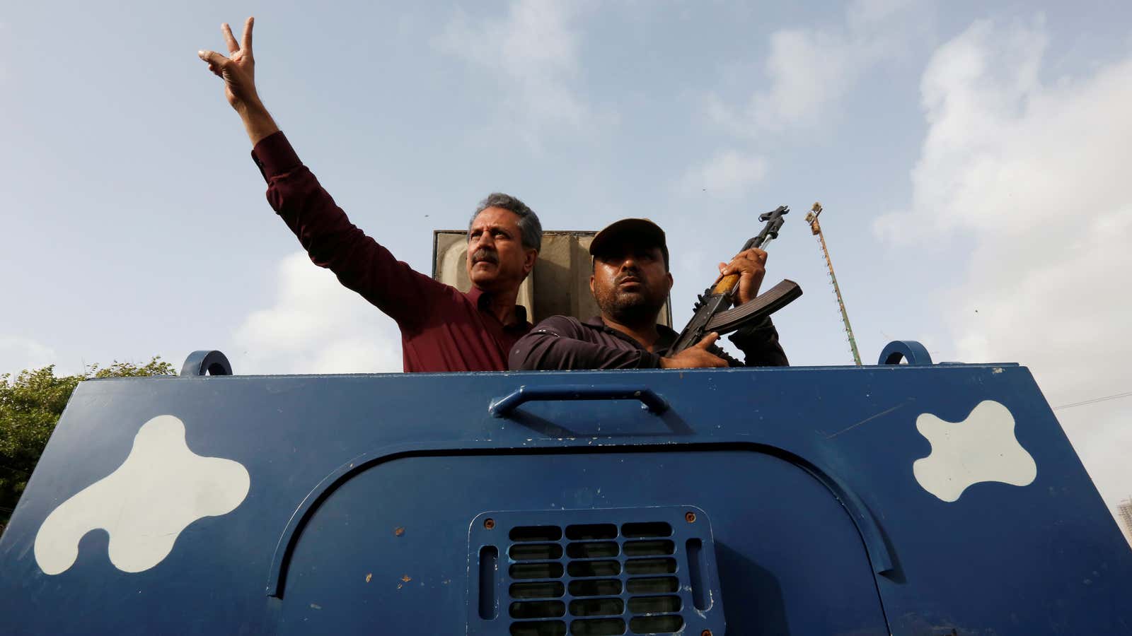 For Waseem Akhtar, Karachi’s new mayor, prison is an extension of the office (Reuters/Akhtar Soomro)