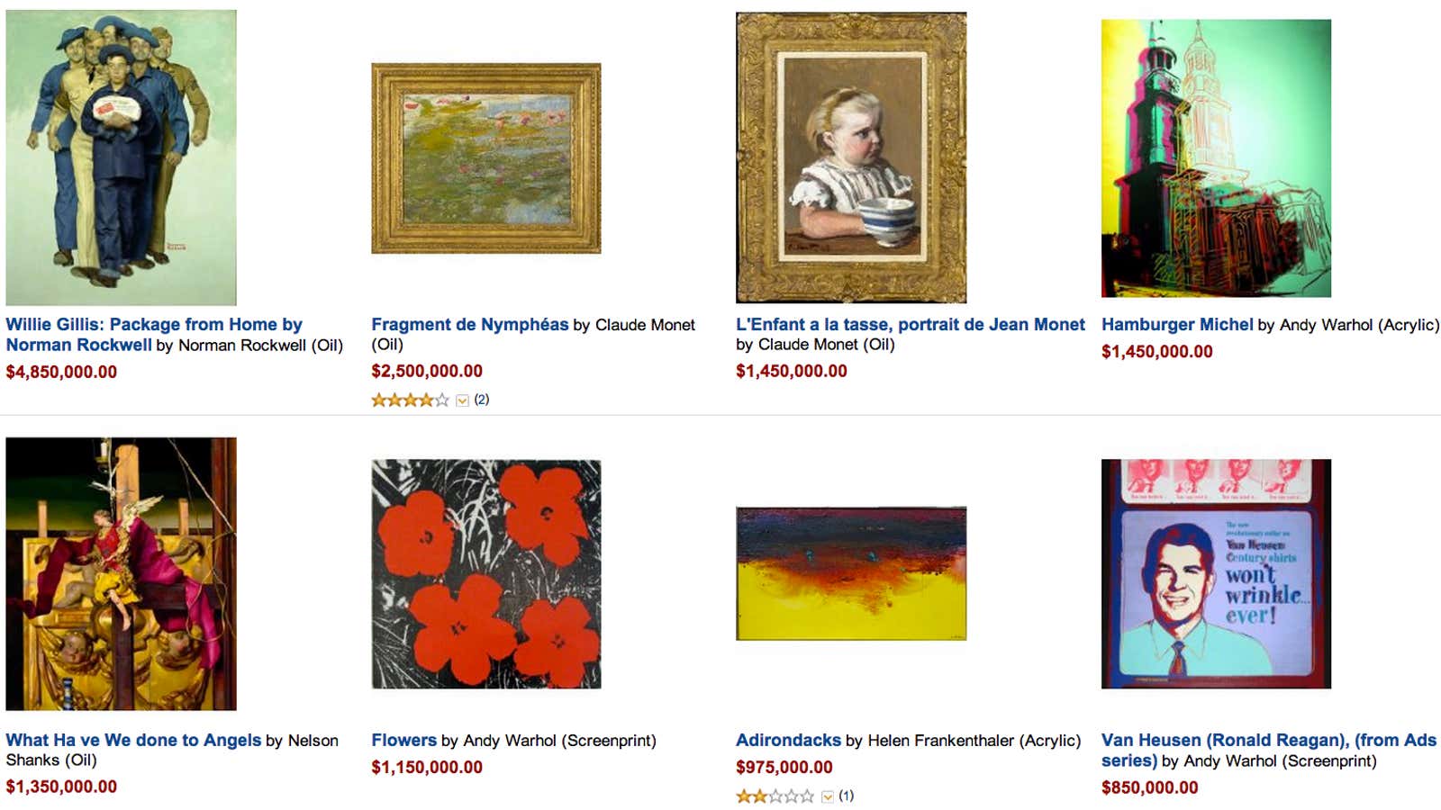 You can now buy a Monet on Amazon for $1.5 million