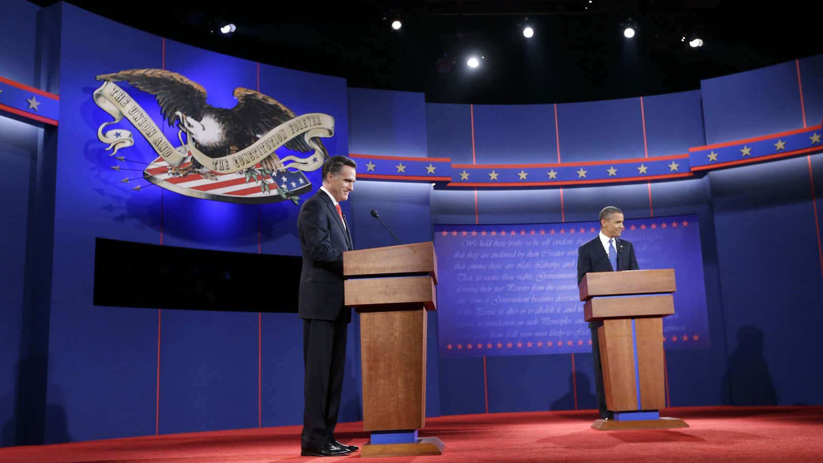Romney and Obama referred to entrepreneurs and startups more than 30 times in their first debate