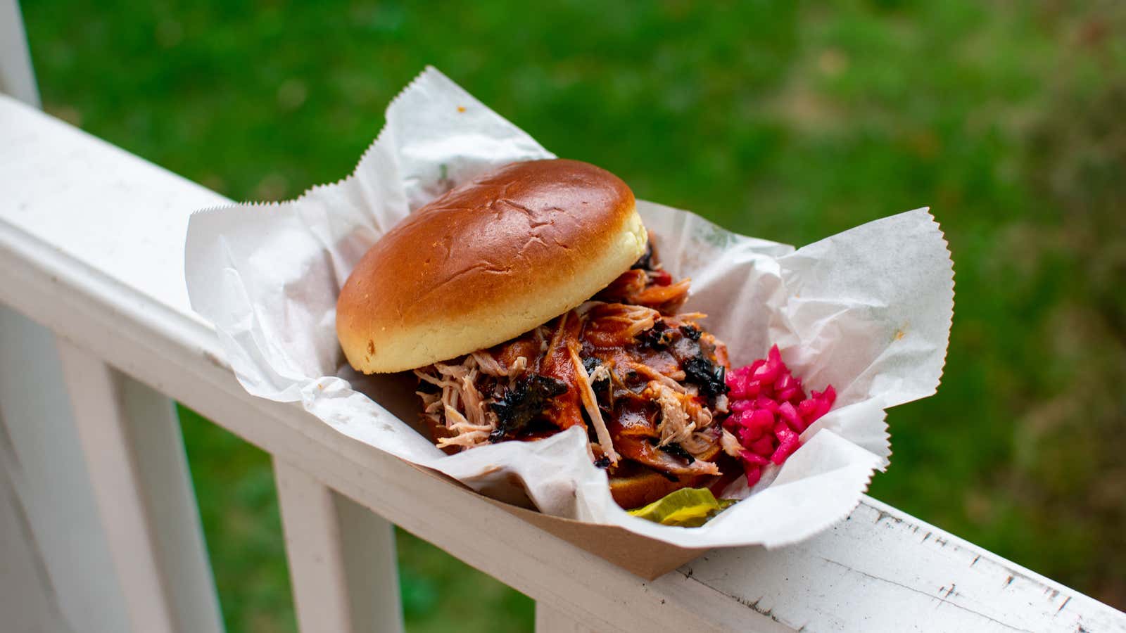 This Hot Pepper Smoked Pork Sandwich is so easy it feels like cheating