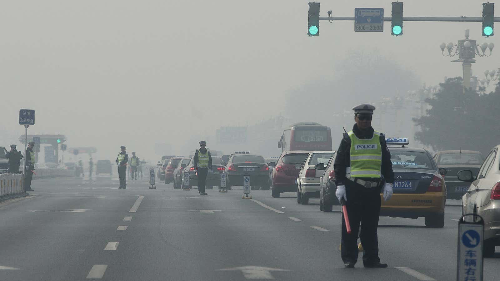 Air quality in Beijing is thanks in large part to coal-burning.