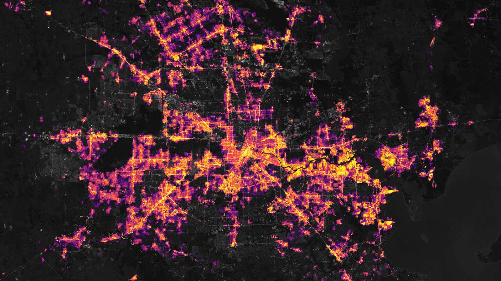 Houston as the lights began to go off this February.