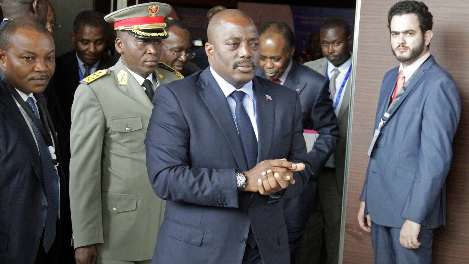 Joseph Kabila has been president since 2001.
