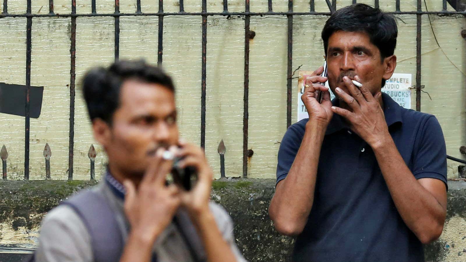 Over 260 million Indians use tobacco.