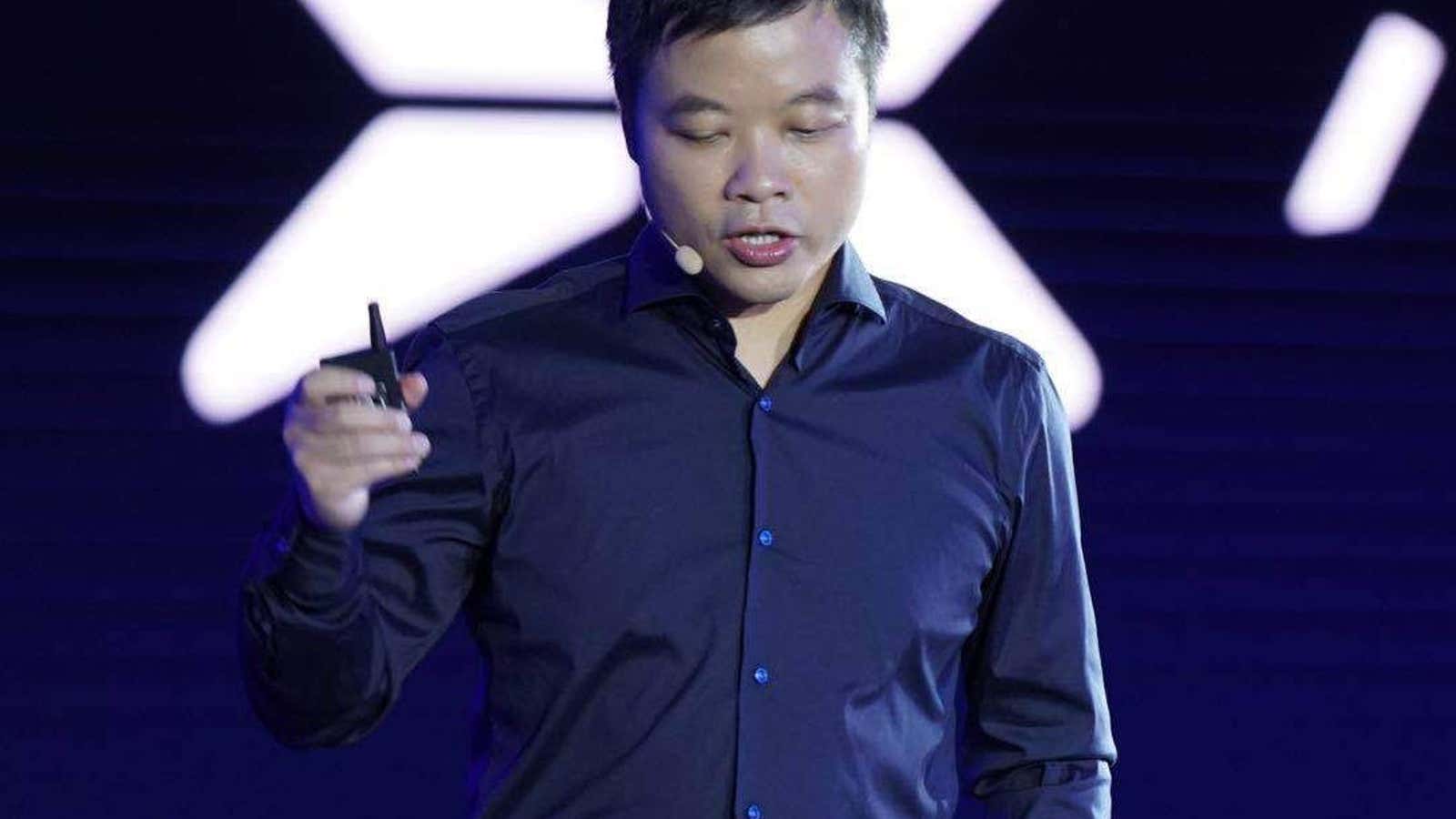 He Xiaopeng, founder and CEO of Xpeng Motors.
