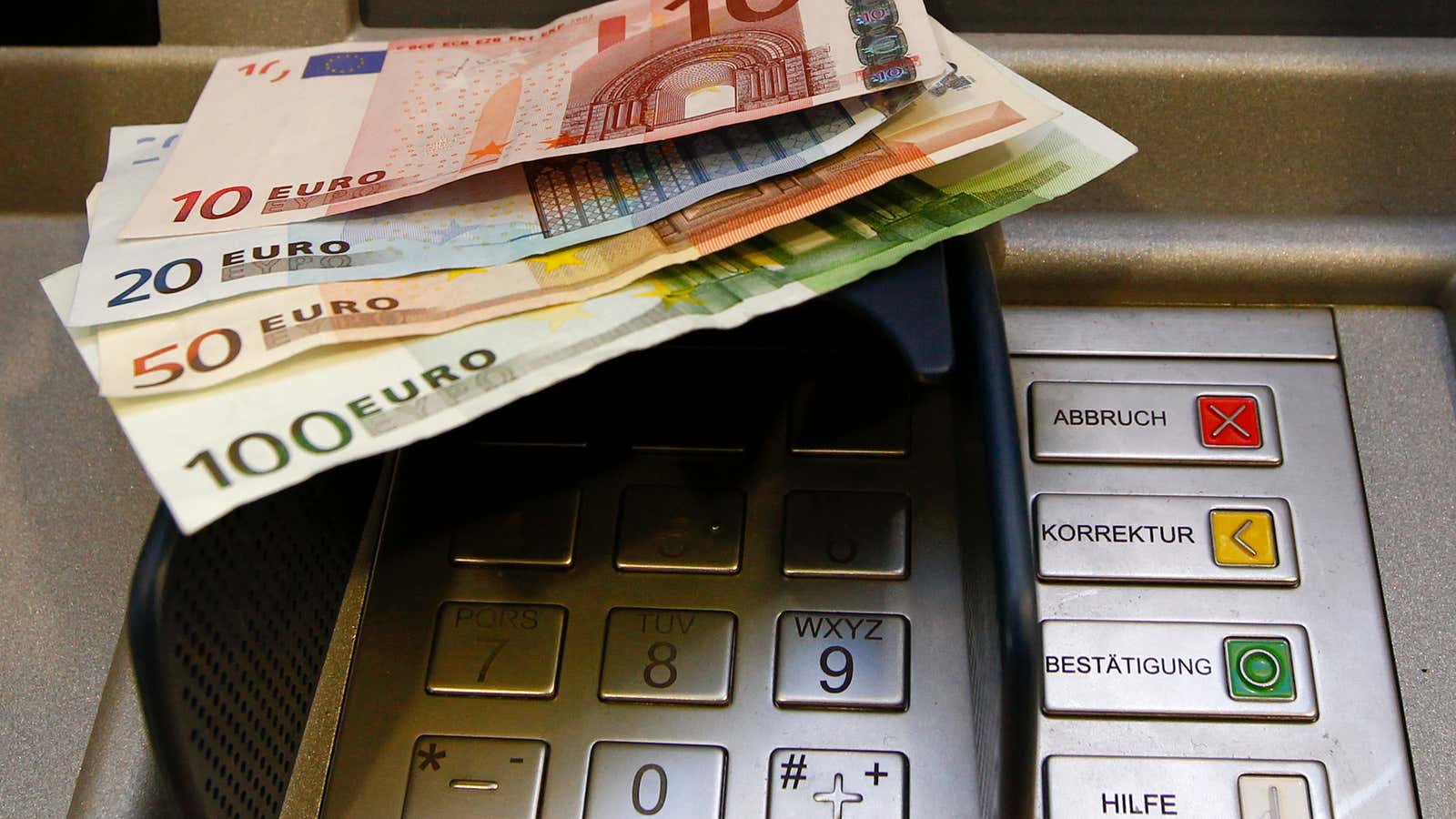 ATMs galore in cash-crazy Germany