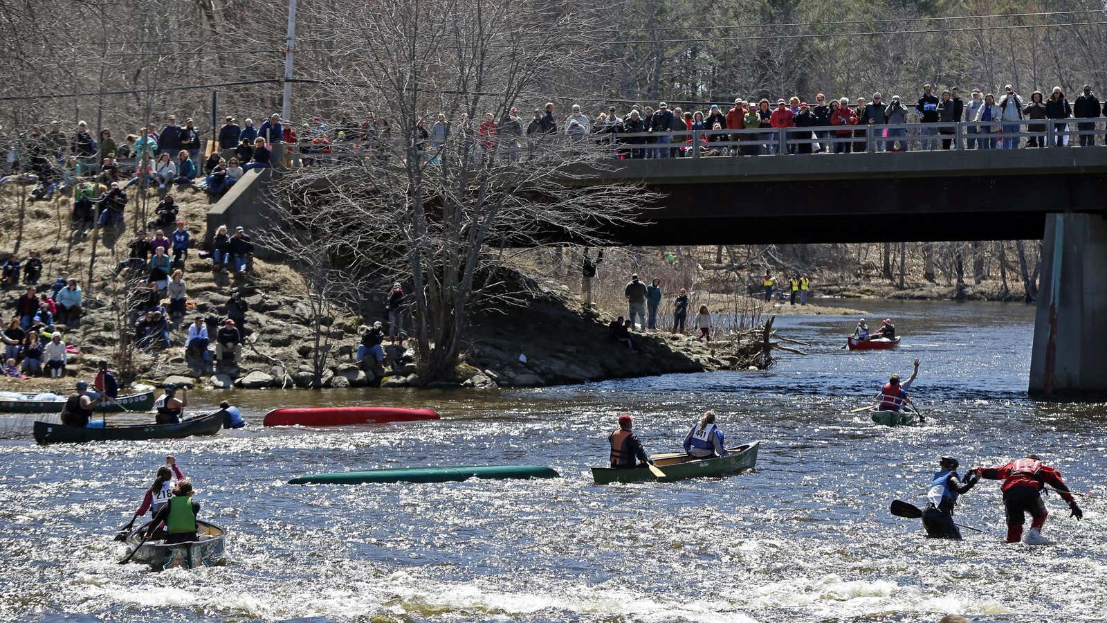 In Bangor, Maine, you can race canoes and inhale some of the cleanest urban air in the US.