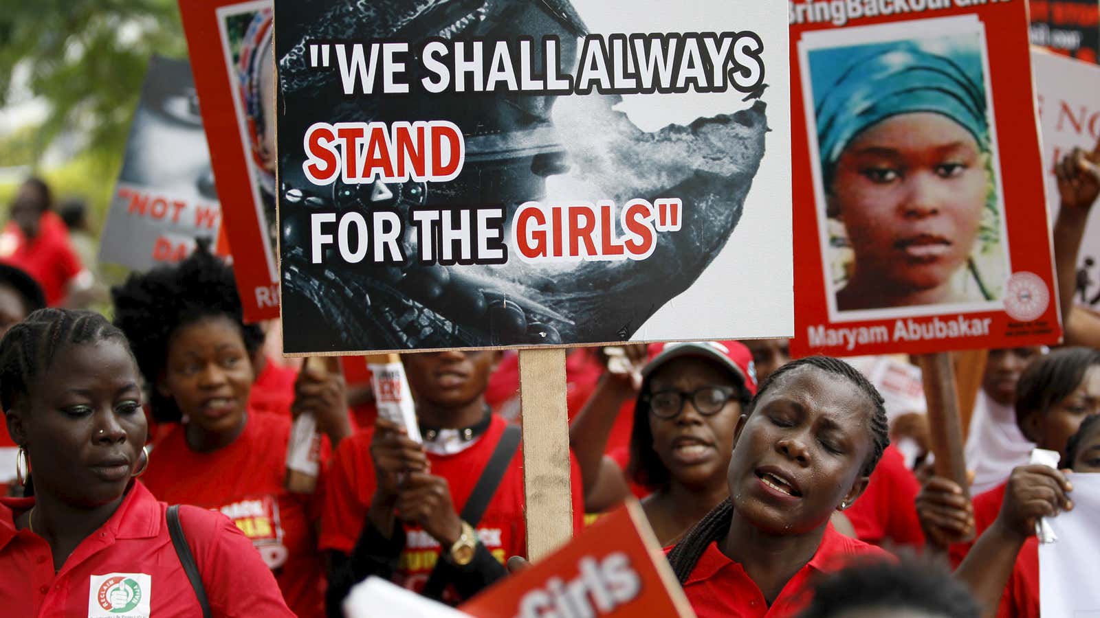 Finally, a glimmer of hope for the Chibok girls.