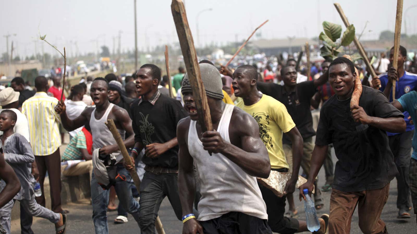 Nigeria hopes IMF loans can help to quell protests.