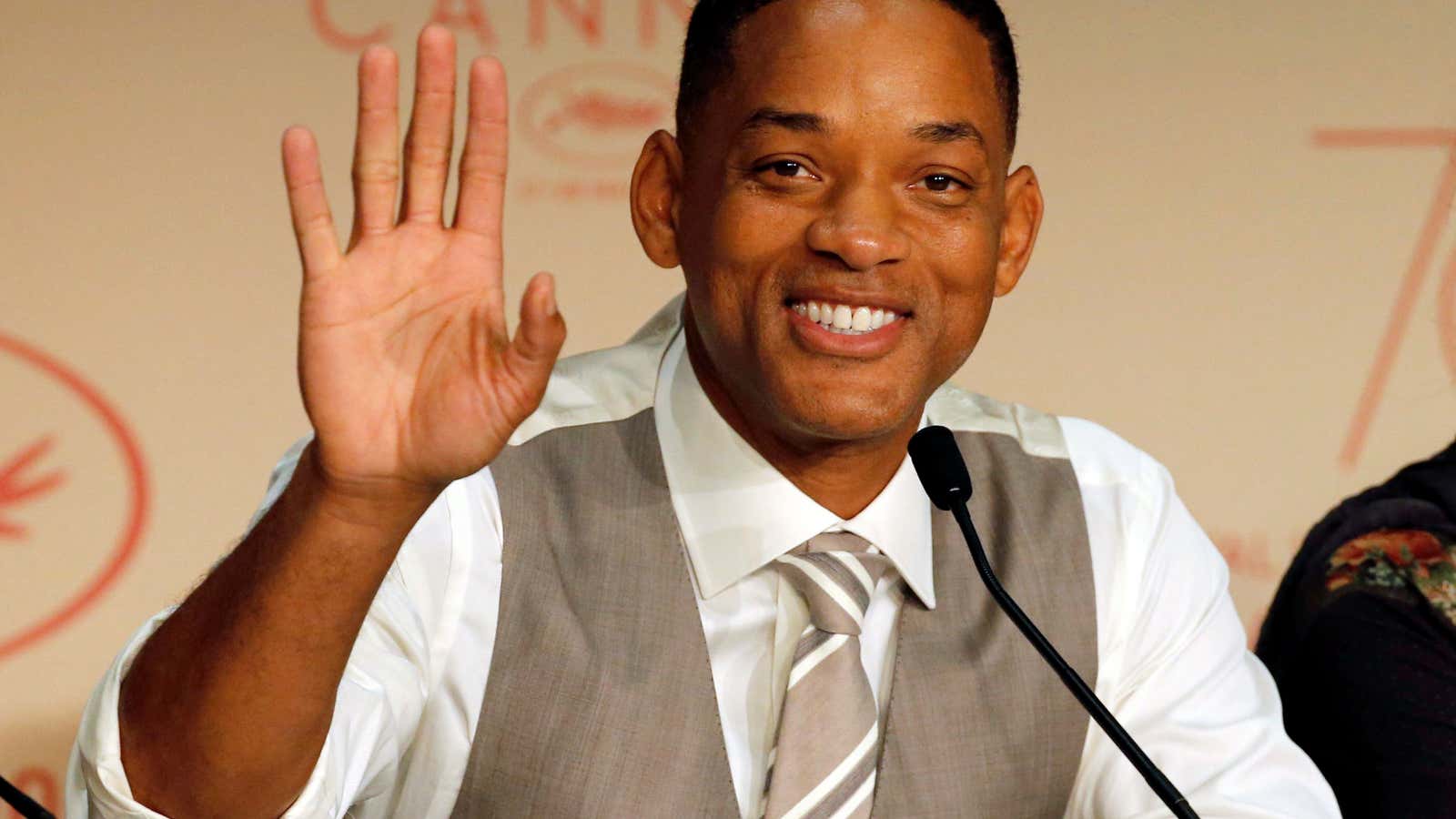 A more subdued look for Will Smith.