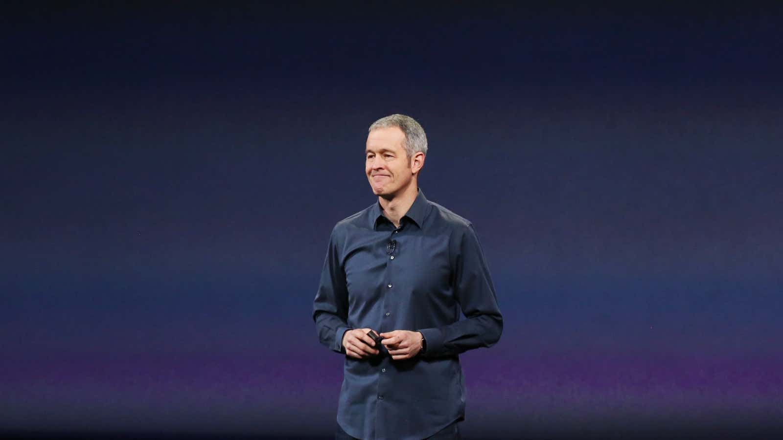Jeff Williams makes his Apple Keynote debut in March 2015.