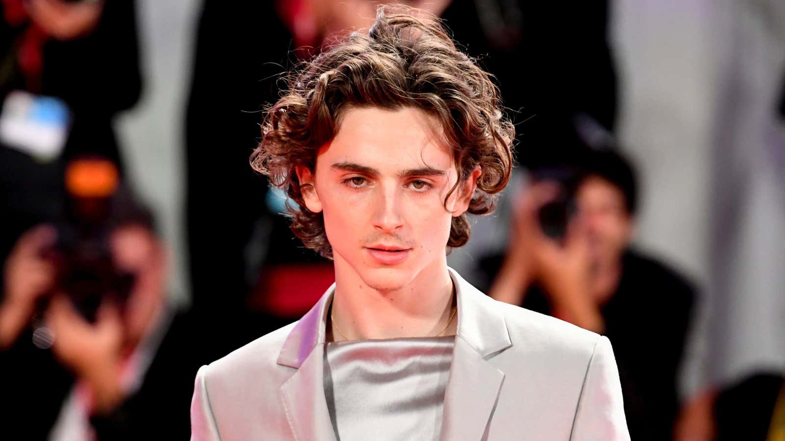 Timothee Chalamet, redefining the Hollywood male sex symbol.