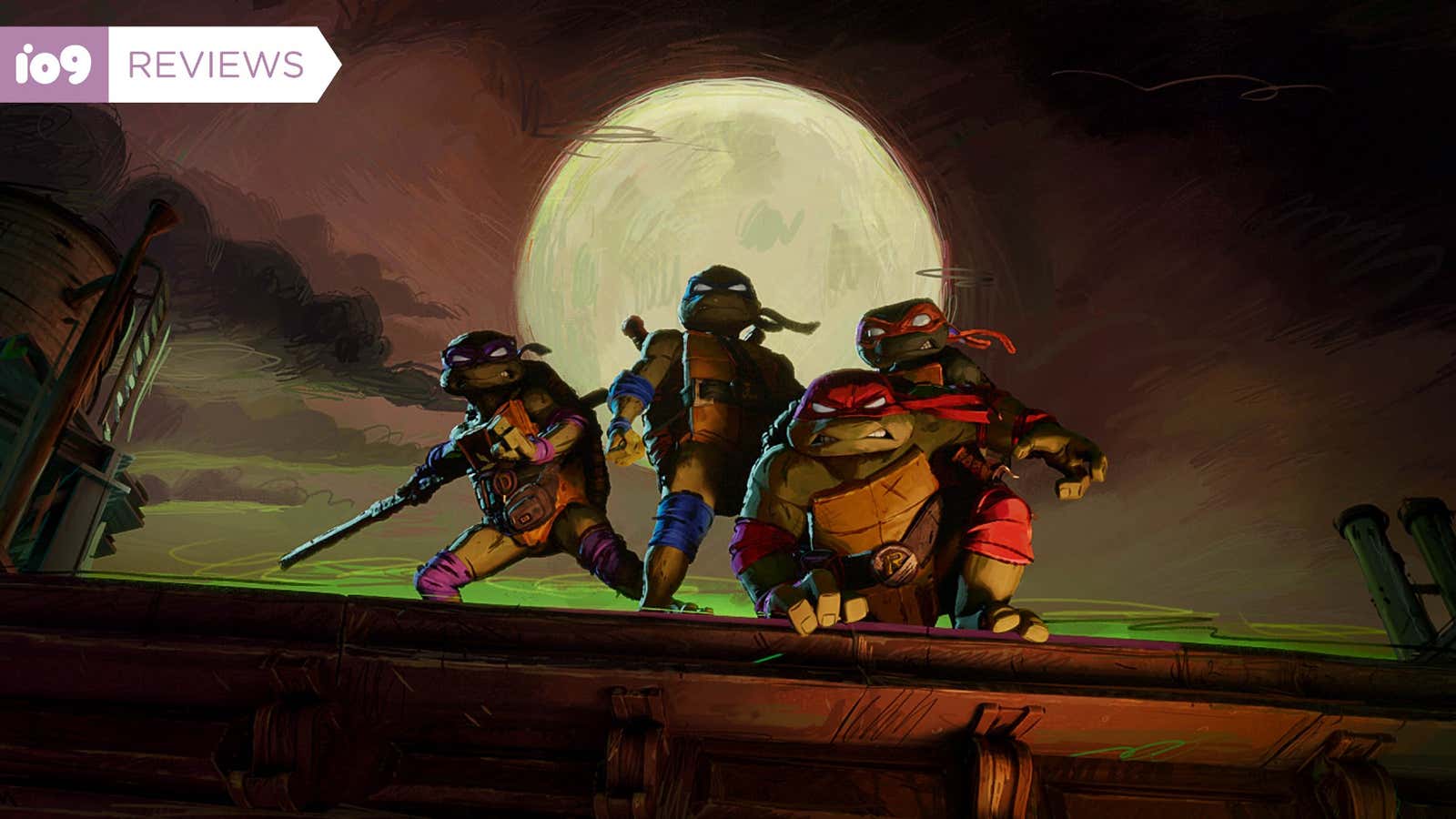 The Turtles of Mutant Mayhem.