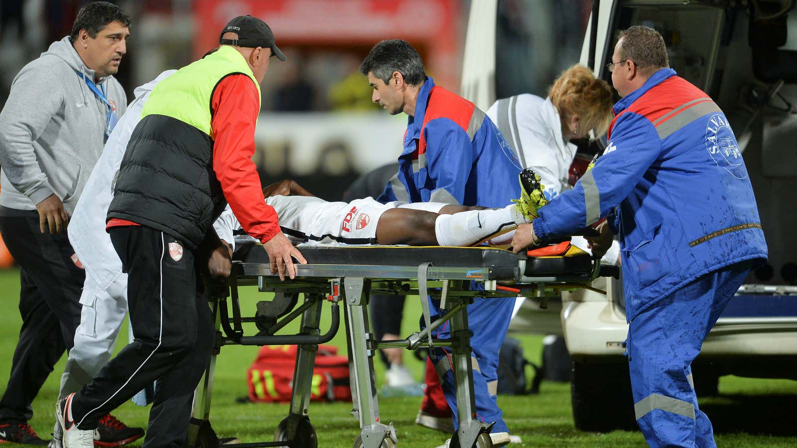 Ekeng collapsed minutes after coming on as a substitute player.