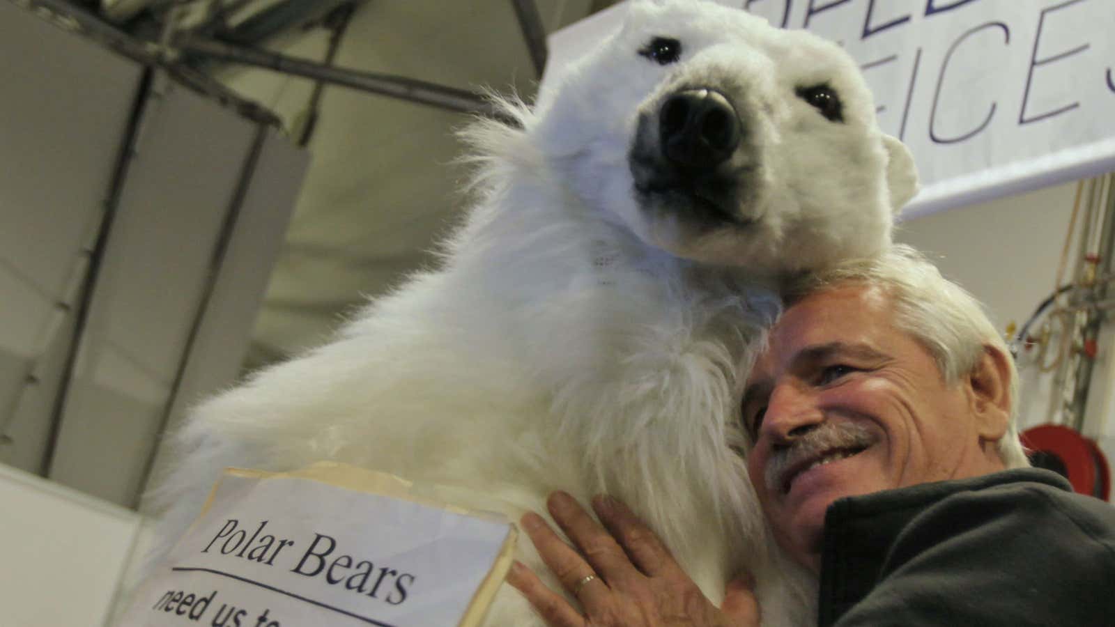 More polar bear, less terrorists.