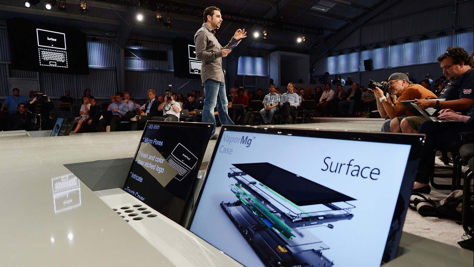 The Surface launch event