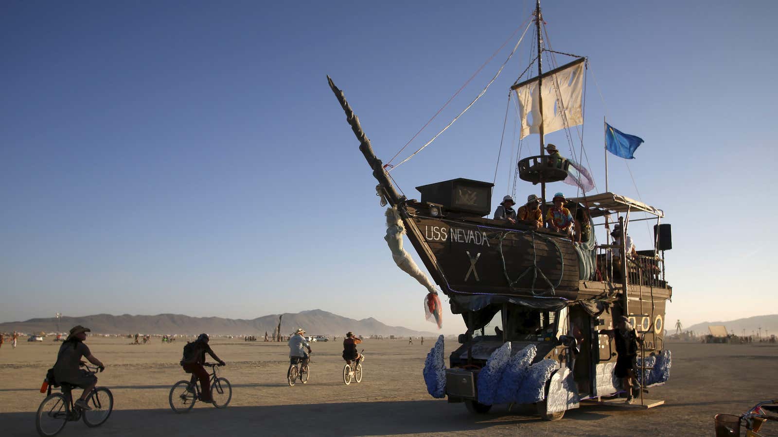A Burning Man “mutant vehicle.”