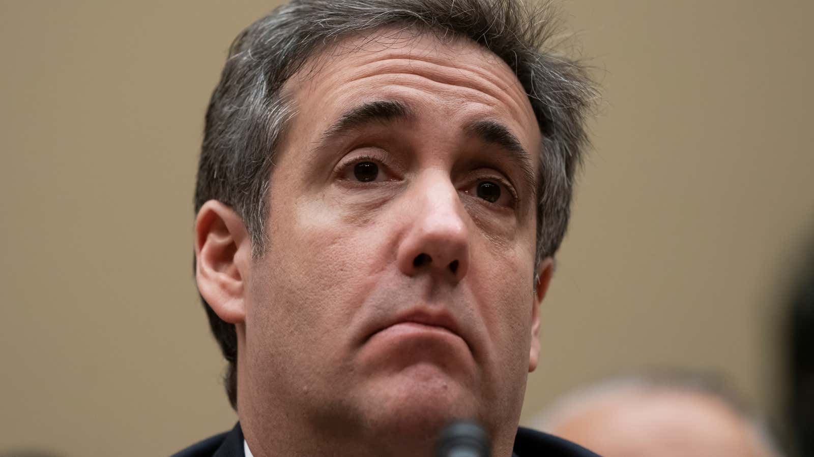 Michael Cohen called president Trump “a liar,” among other things.