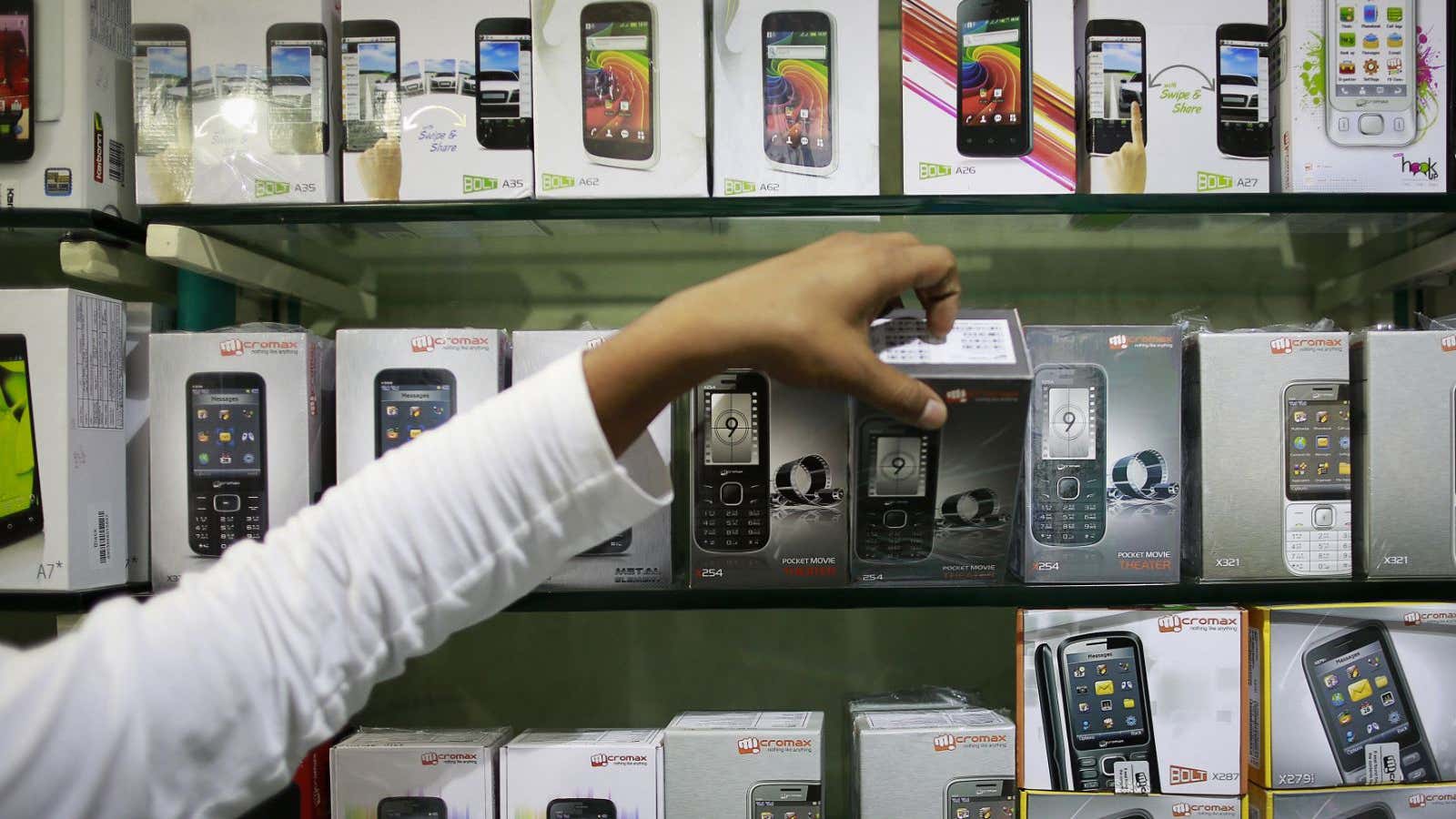 Homegrown firms are currently Samsung’s biggest competitors in India.
