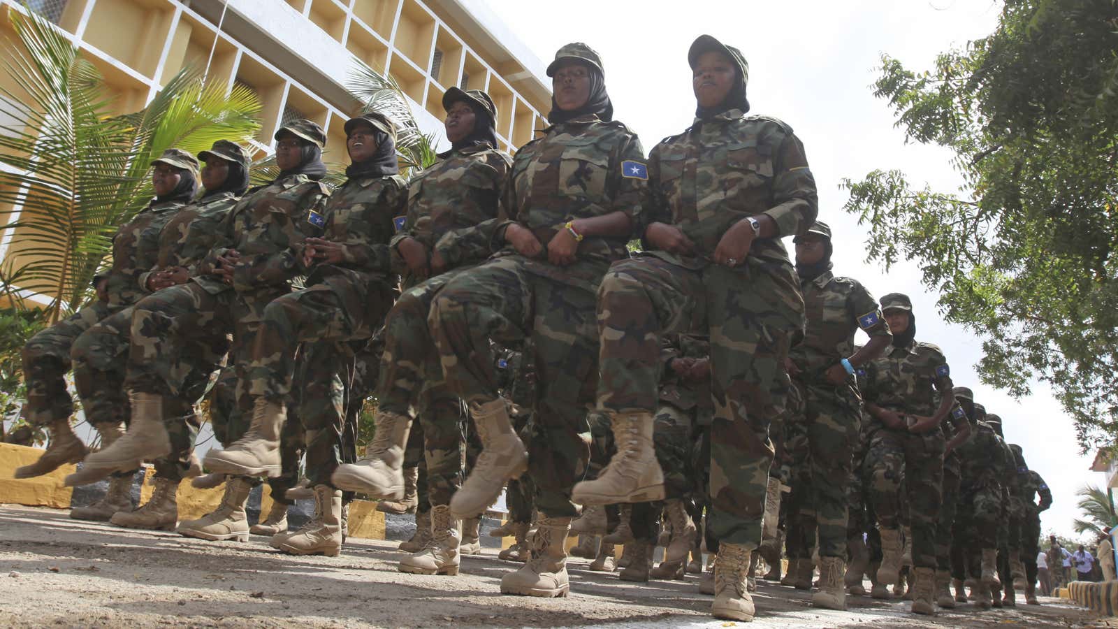 Dozens of troops are headed to help fight al-Shabab.