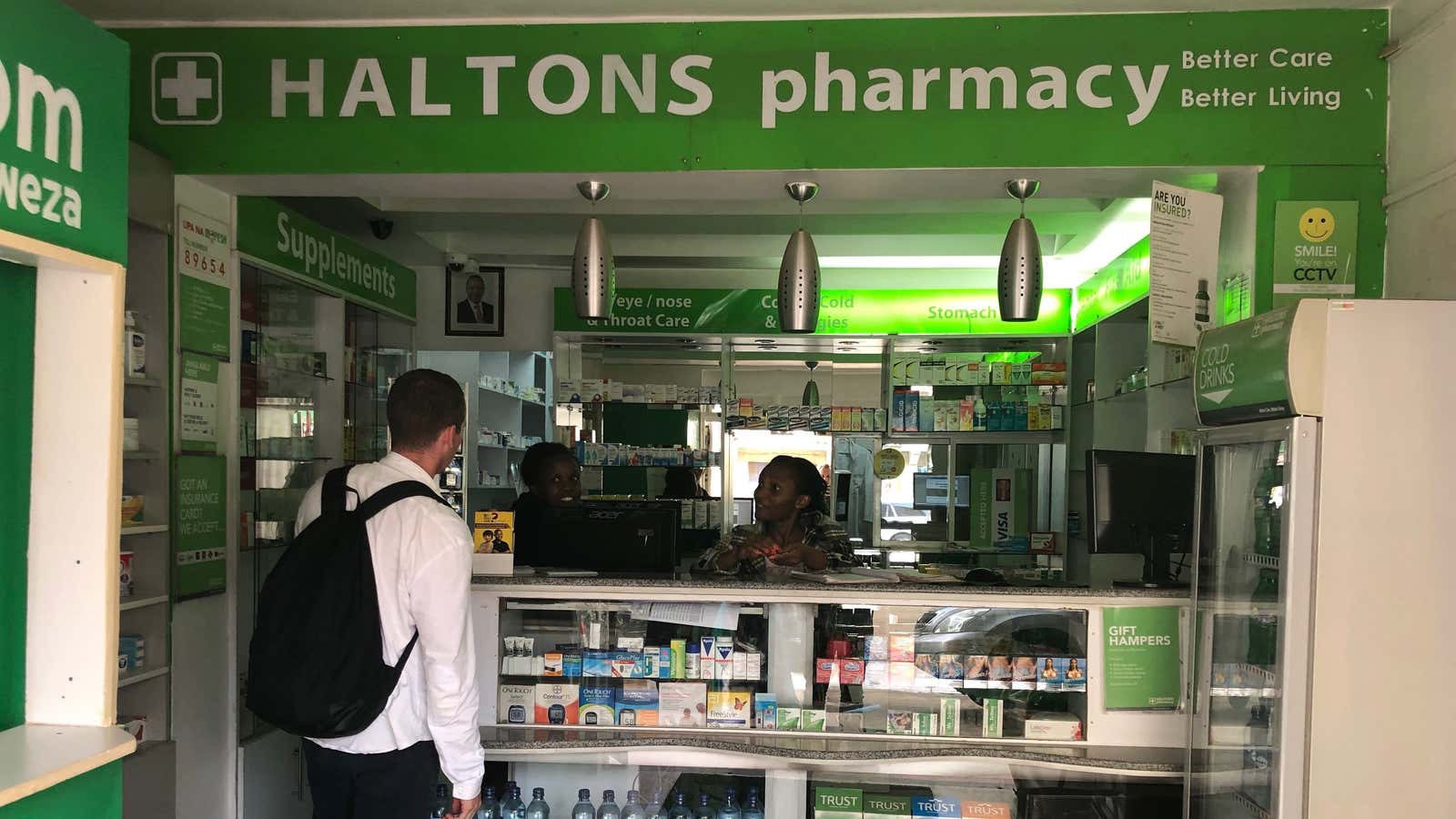 A Haltons Pharmacy in Nairobi