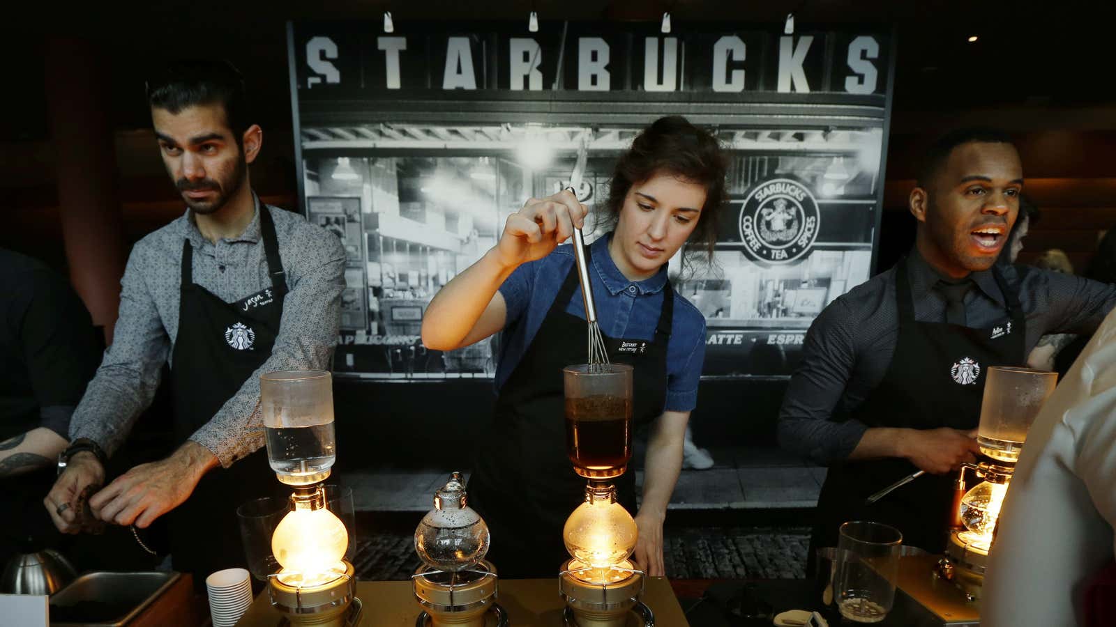 Starbucks: Pumpkin spiced unequal benefits.