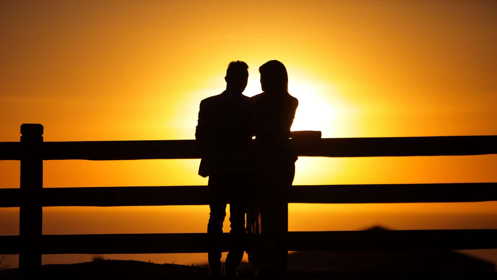Celebrity Chef Derrick Peltz seen with fiancé Kimberly Fox enjoying the sunset at the Palisades Park on Friday, October 10th, 2015, in Santa Monica, CA.