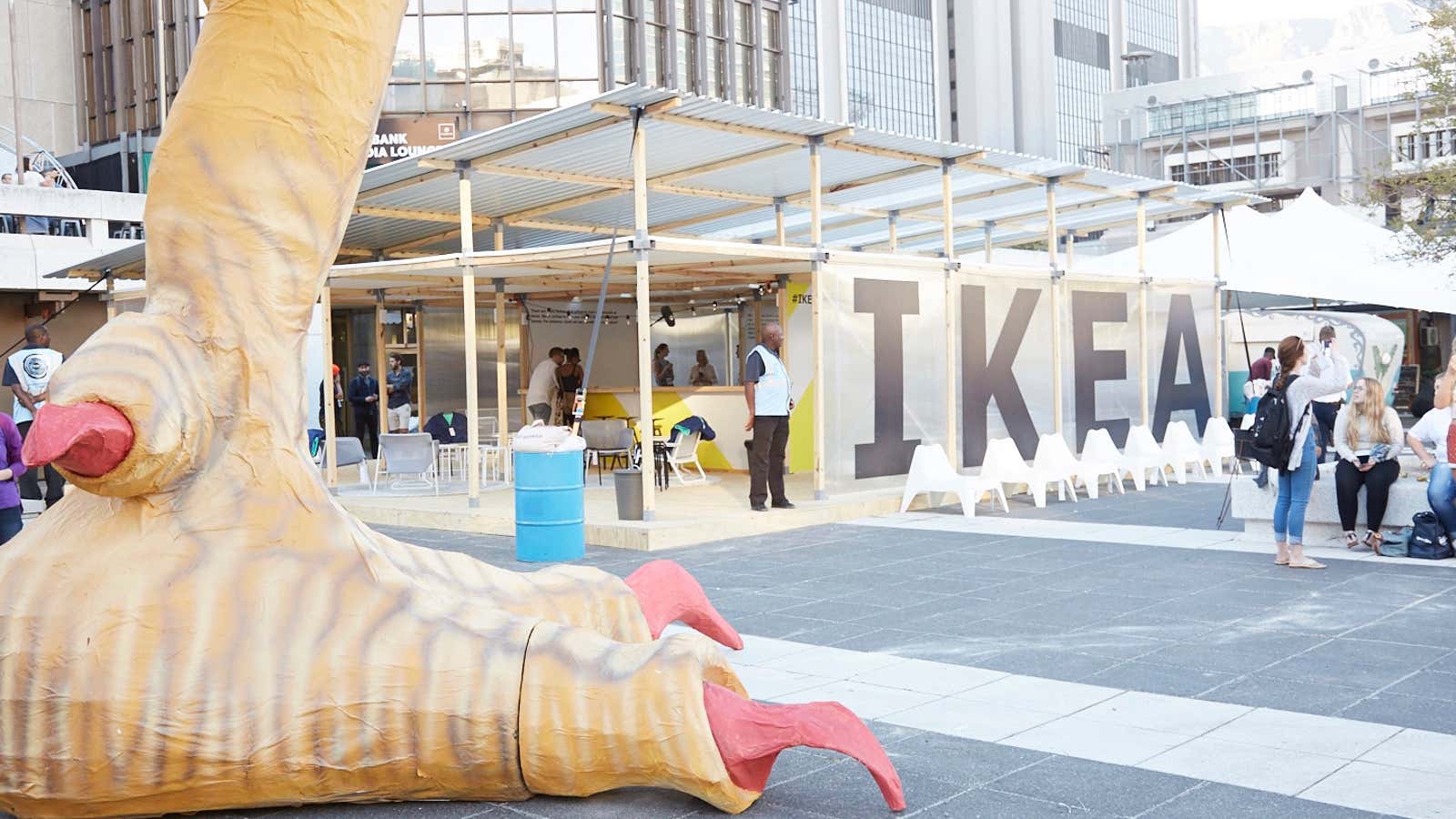 The IKEA house is a working piece of art at Design Indaba
