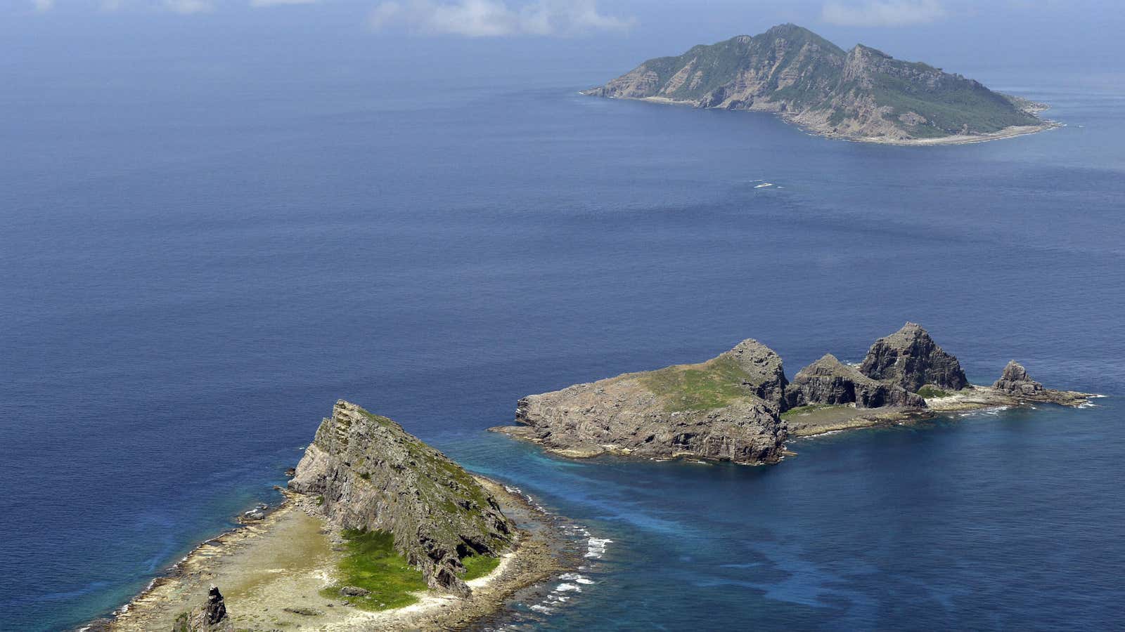The disputed Senkaku, or Diaoyu, Islands.