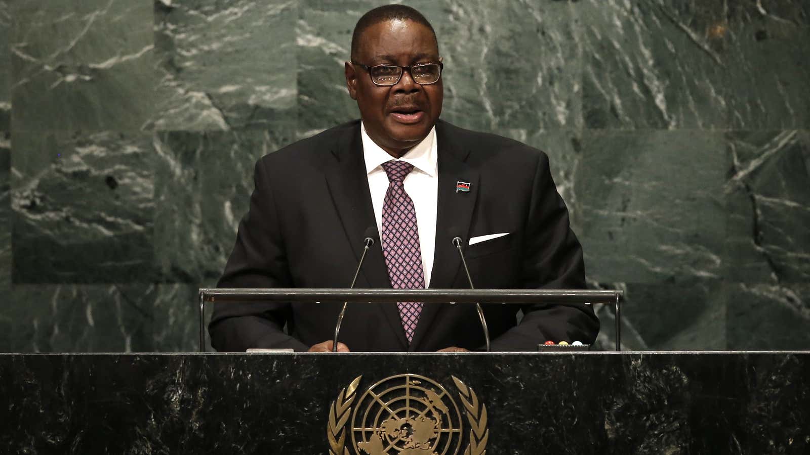 Malawi president Peter Mutharika