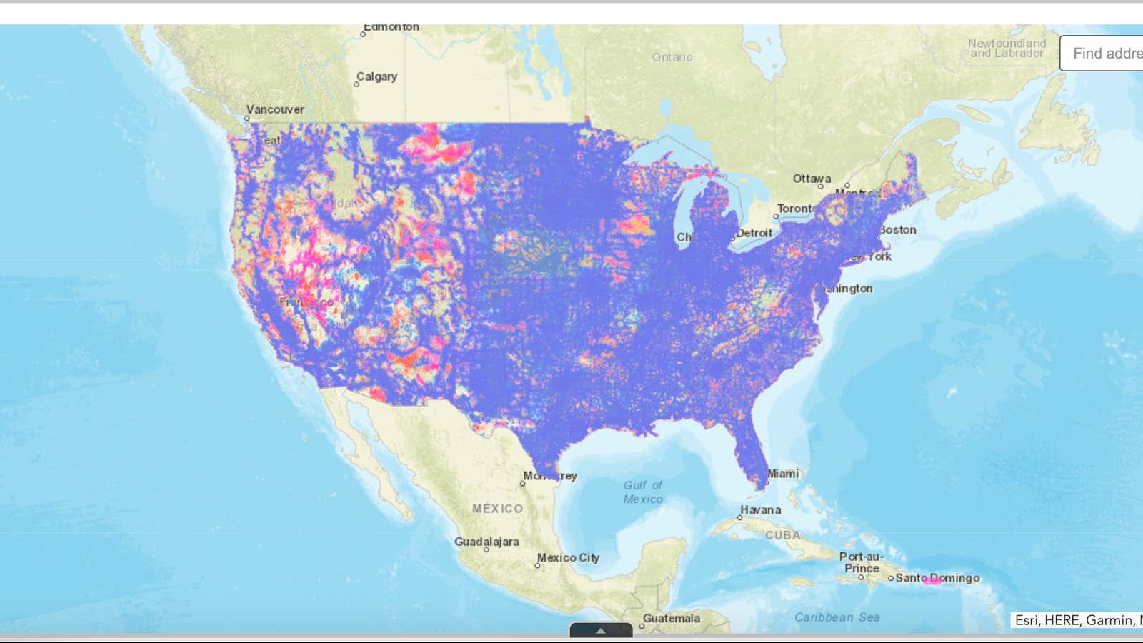 The FCC unveiled a new map of mobile broadband coverage.
