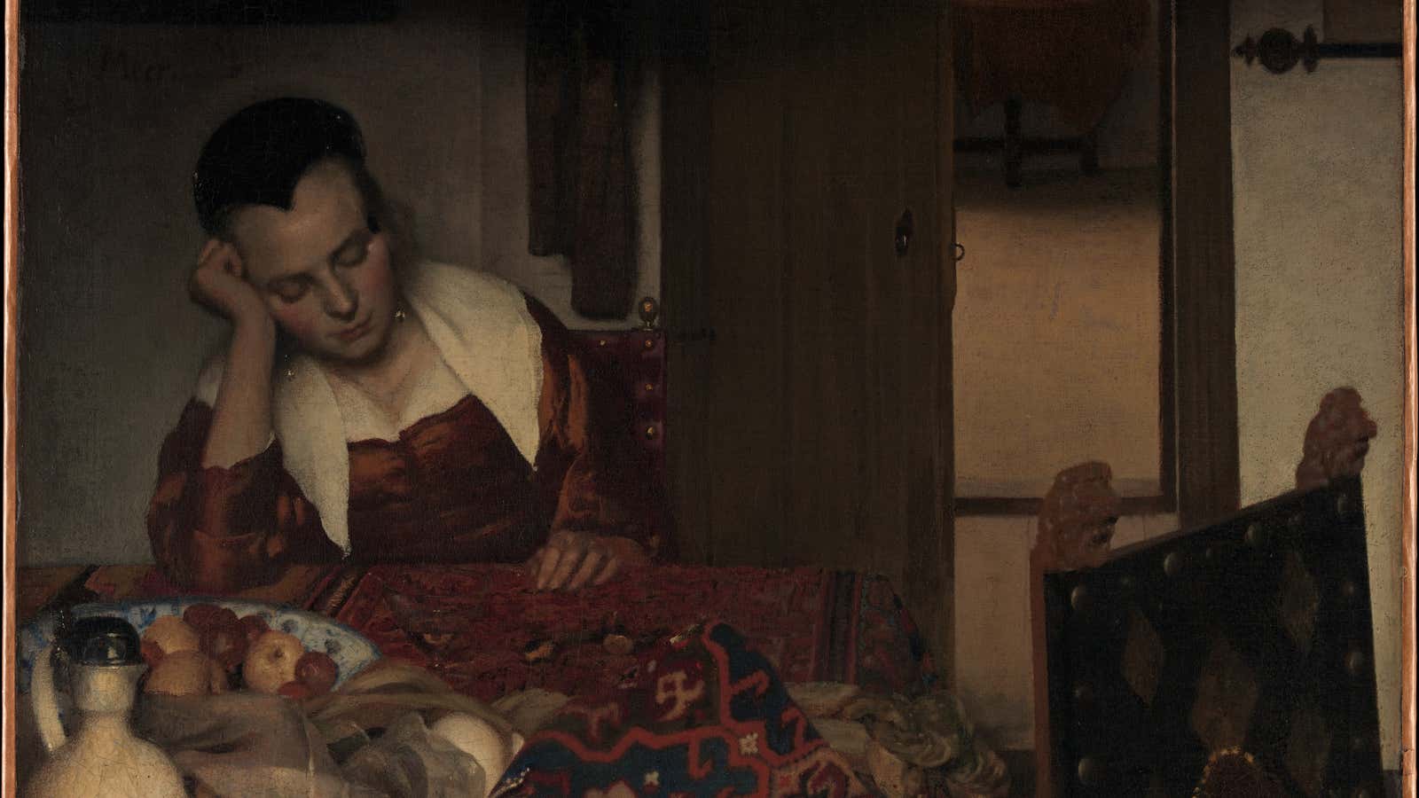 Sleeping used to be cool (Vermeer/Met Museum).