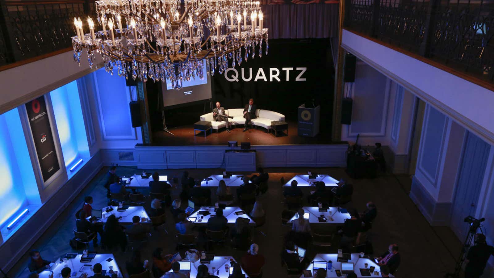 We’re live at The Next Billion, Quartz’s forum on the mobile world