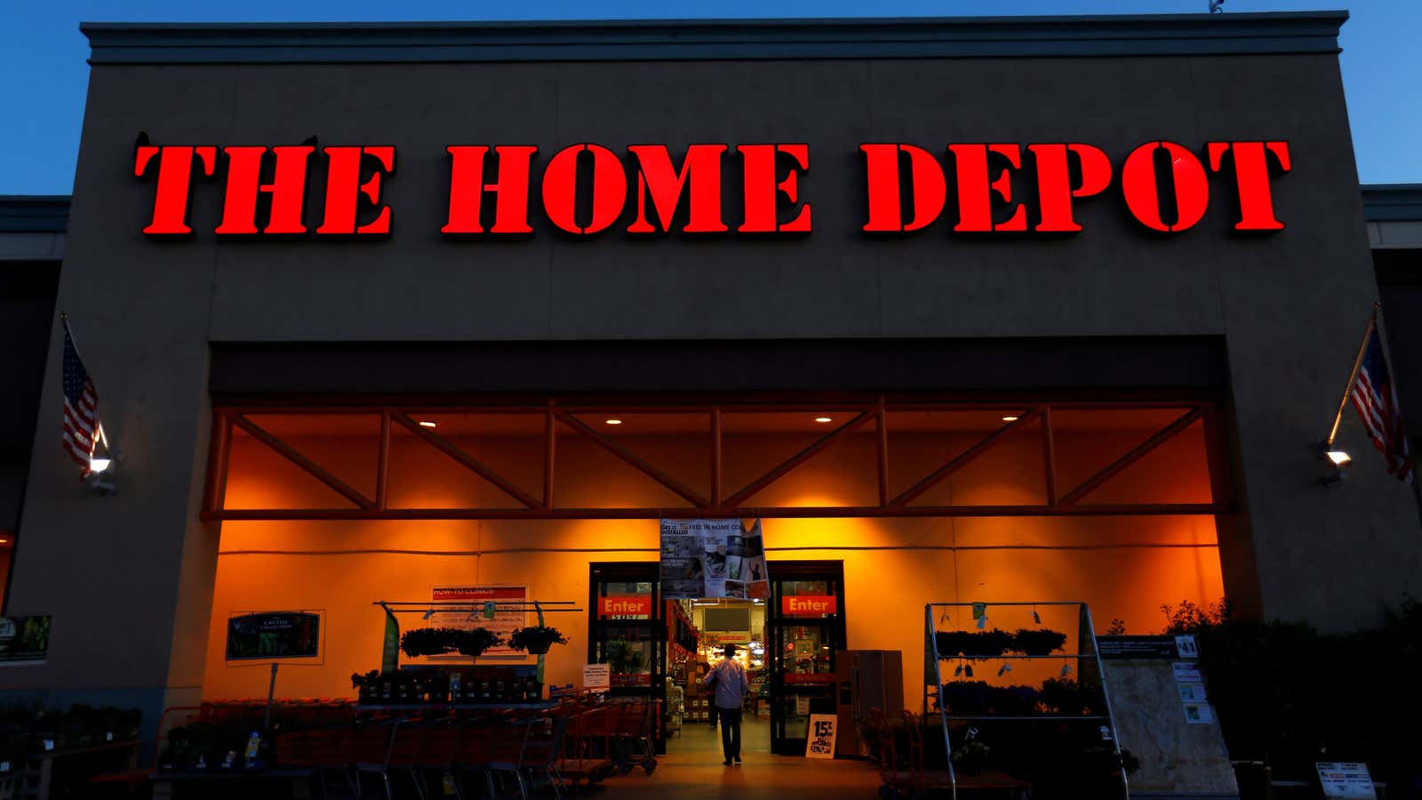 Dark days are a distant memory for Home Depot.
