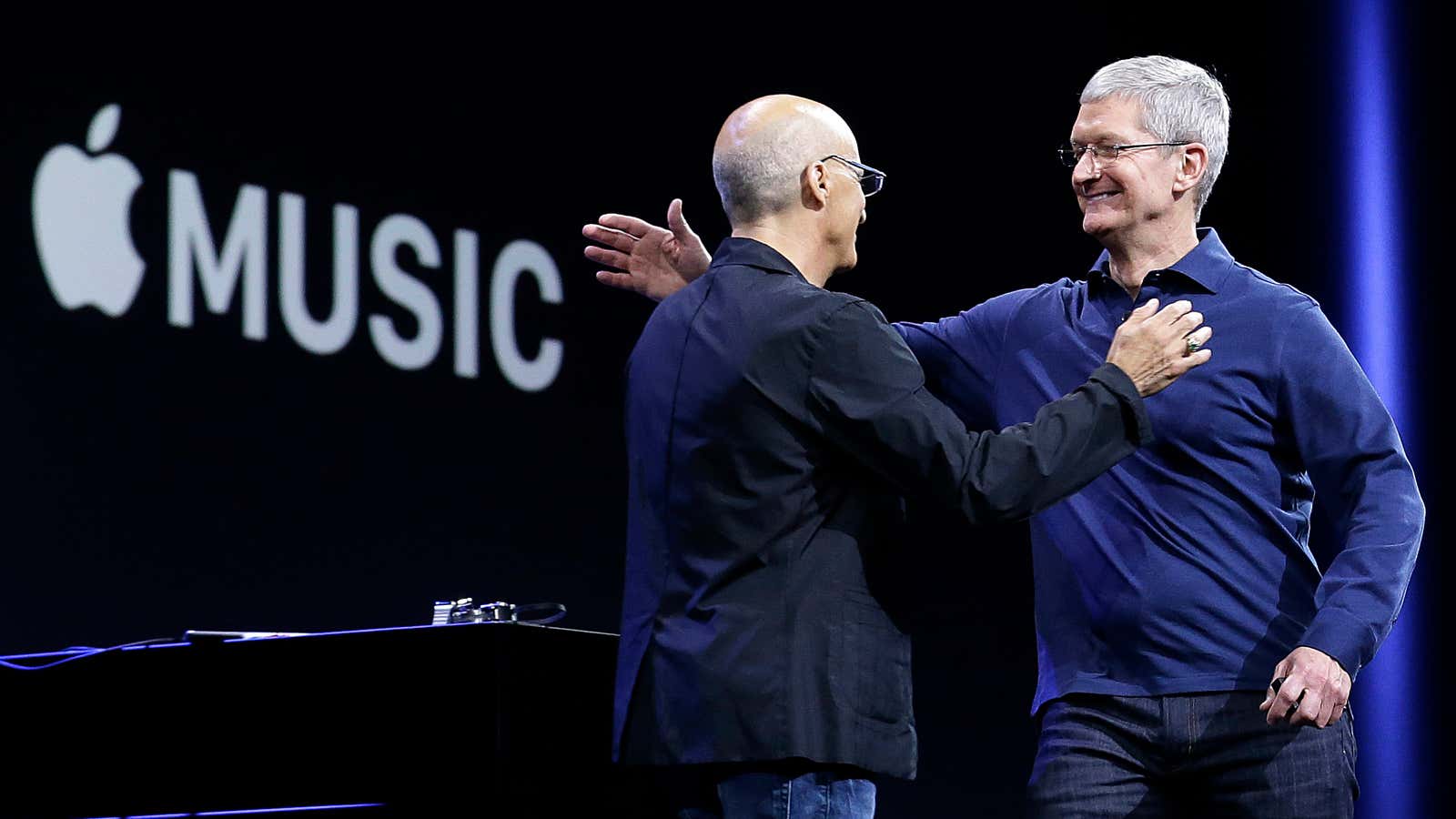A pat on the back for Jimmy Iovine.
