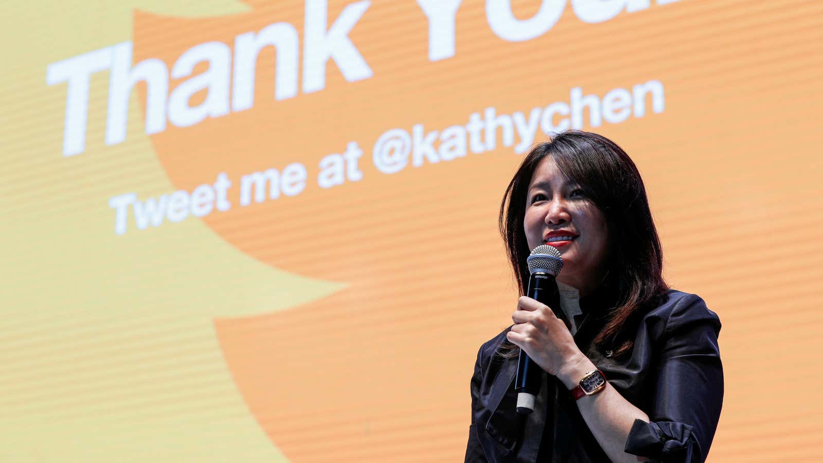 Kathy Chen, Twitter’s now-former Greater China managing director.