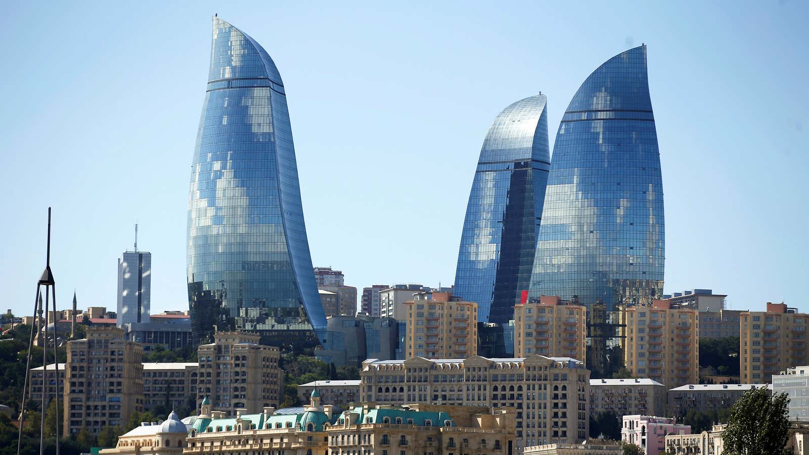 Baku, an average capital city.